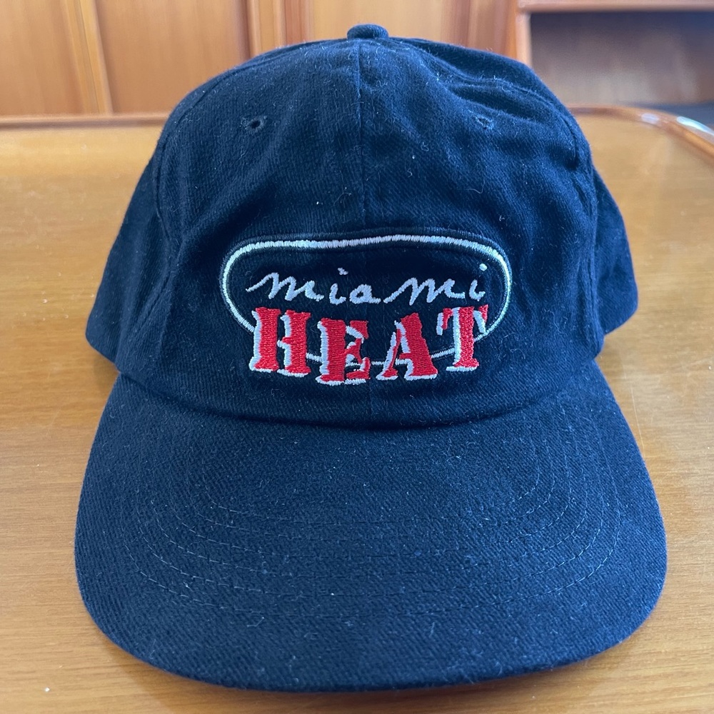 VINTAGE RARE NBA MIAMI HEAT VELCRO HAT (Early 2000’s) Handed out at the arena